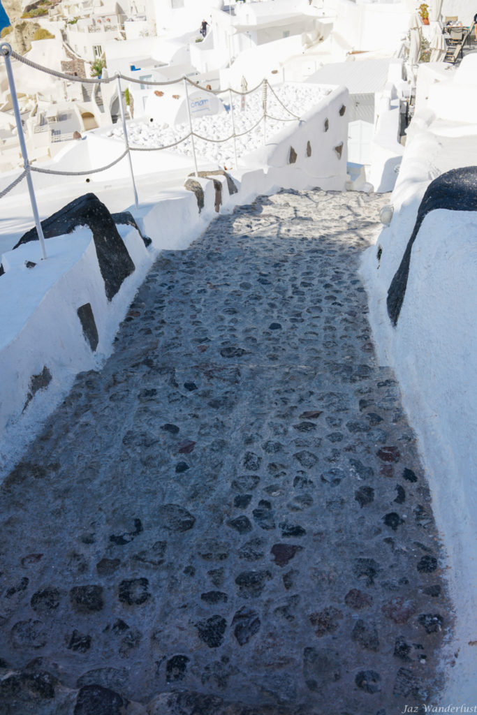 Mystique Santorini stairs