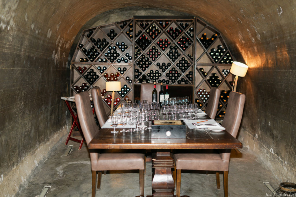 Mystique Santorini wine cave