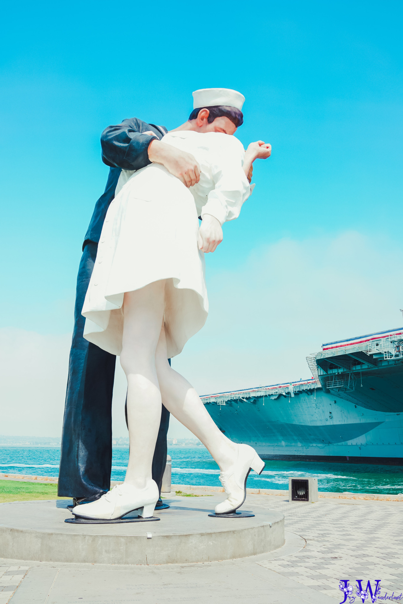 Unconditional Surrender Statue in San Diego California