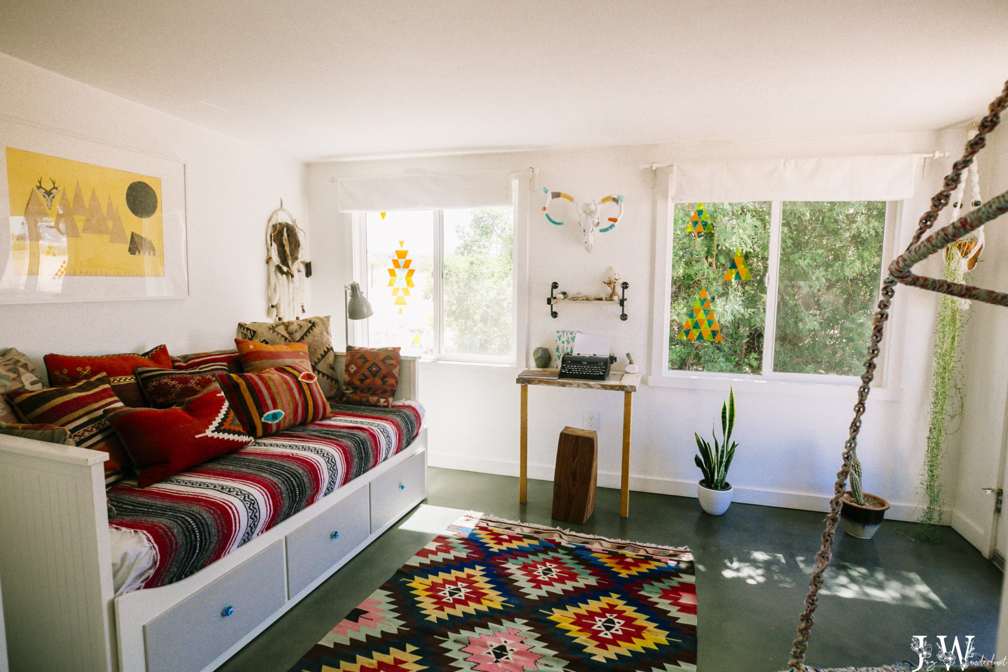 Airbnb in Joshua Tree National Park. Photography by Jaz Wanderlust.