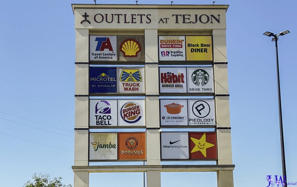 Outlets at Tejon in Tejon Ranch, California. Photography by Jaz Wanderlust.